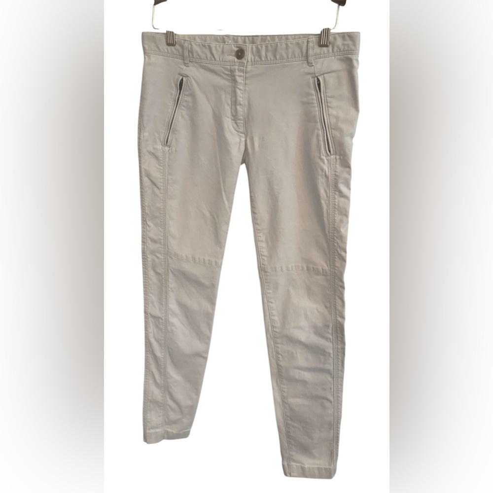 Gap Super Skinny Khaki Chino Pants Sz 6 Beige GUC